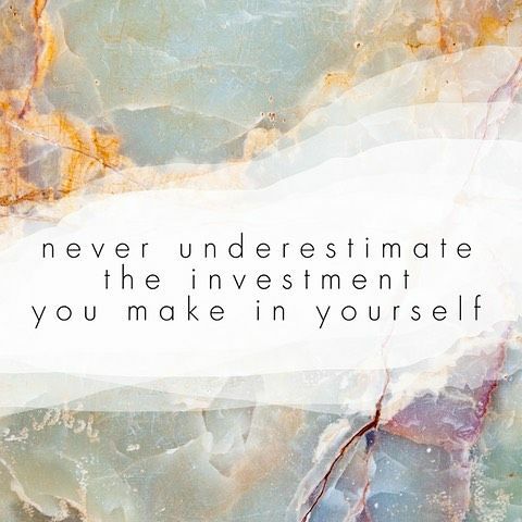 Invest In Yourself